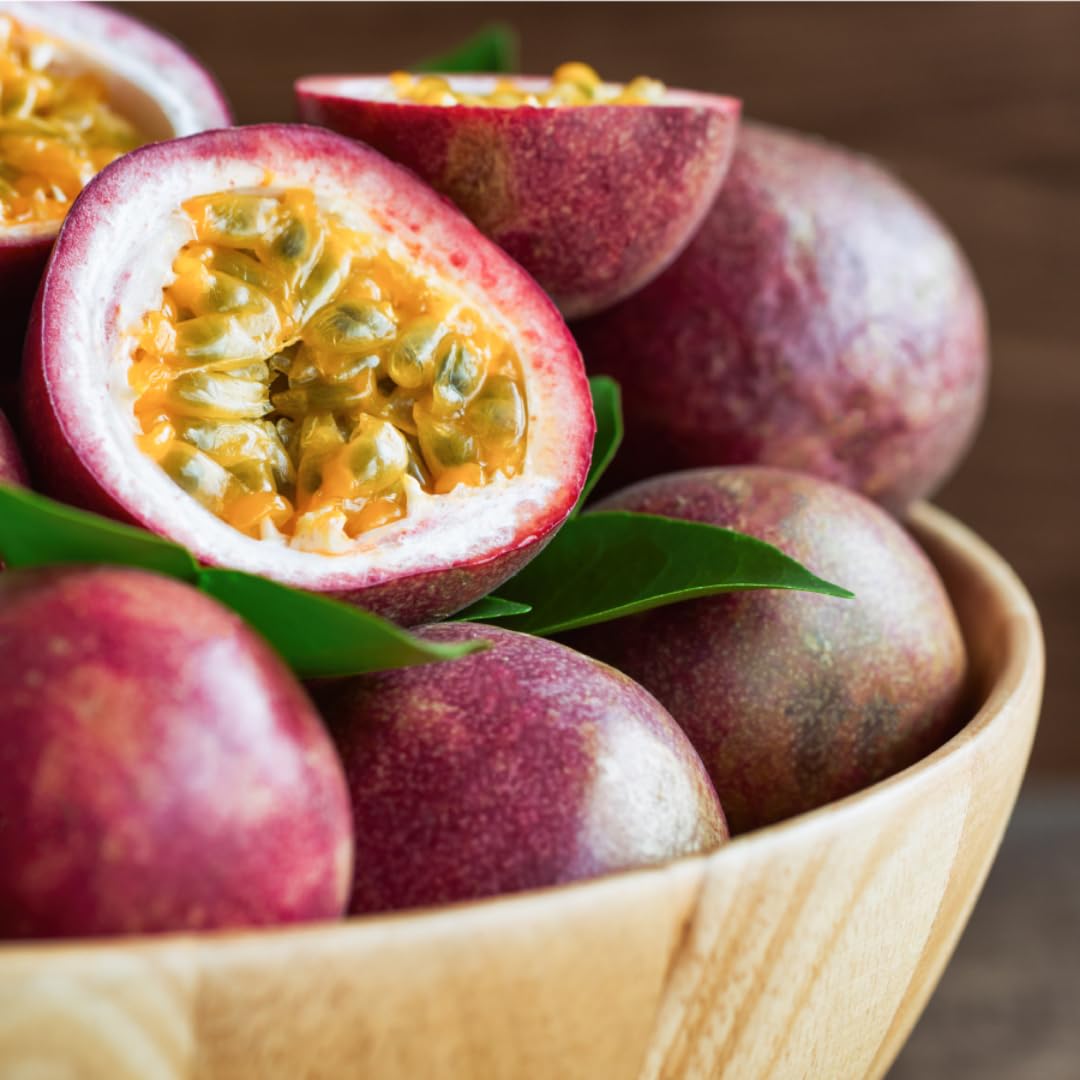 Passion Fruit Tree Live Plant, Passionfruit Vine Plant, 5 to 7 Inc in Height, Passionfruit Plant Live Planting (Purple)