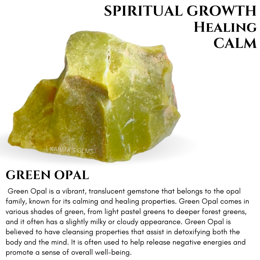 Green Opal, 2 Pcs, Crystals, Rocks, Jade, Crystals and Healing Stones, Witchcraft Supplies, Healing Crystals, Stones, Healing Stones, Rock Collection, Agate, Raw Stones