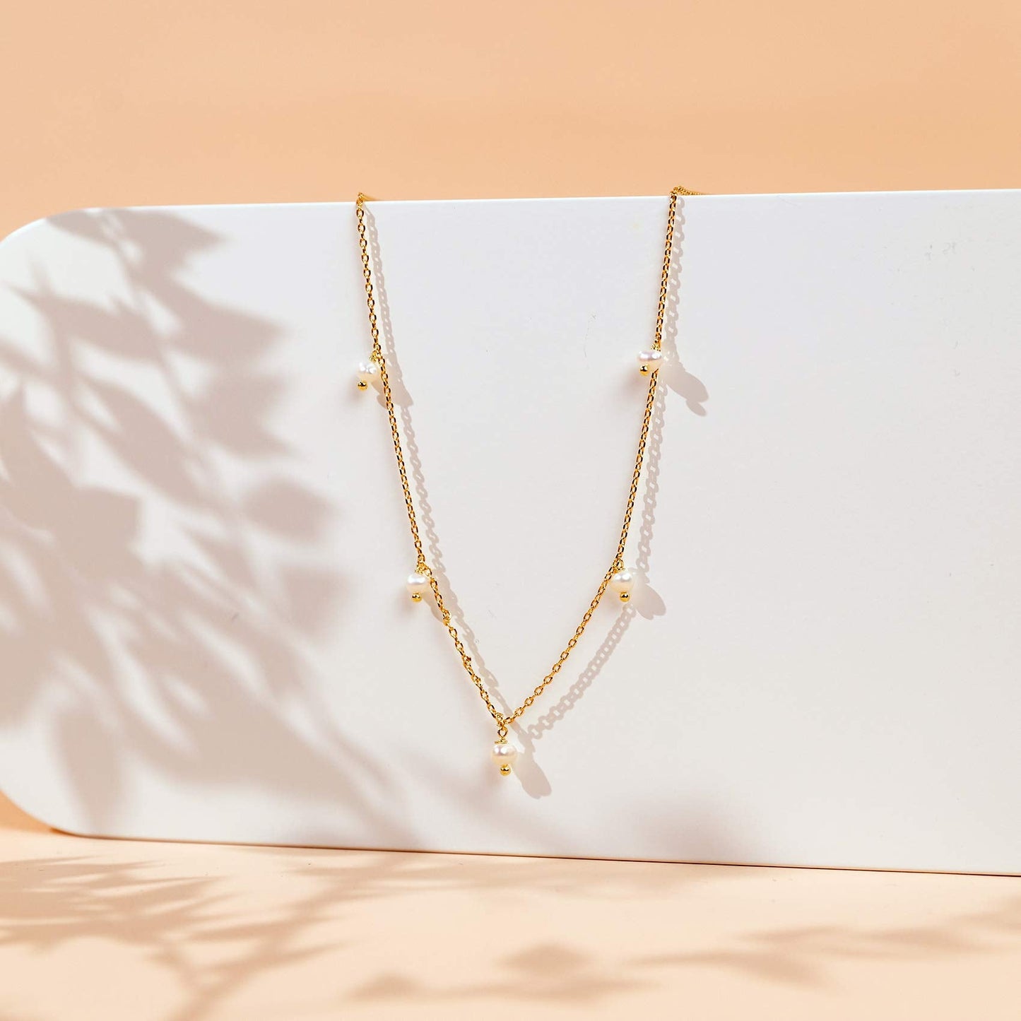 PAVOI Womens 14K Gold Plated ‚Äì Yellow Gold Necklace with 925 Sterling Silver Chain