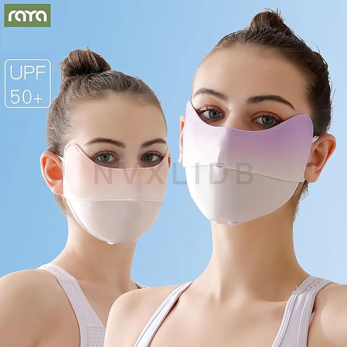 Washable Reusable Sports Breathable Sun Protection Golf Sports Mask 4-Piece Set