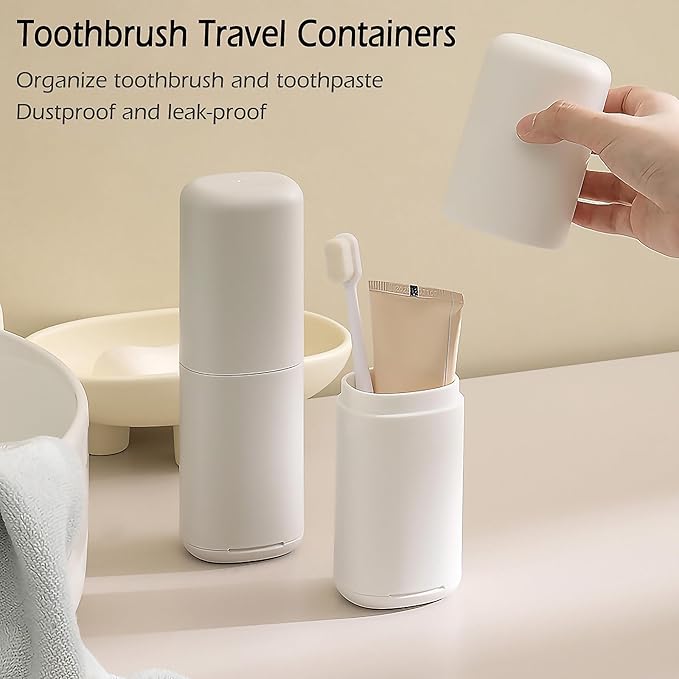 Travel Toothbrush Holder, Toothbrush Travel Case, Multifunctional Dustproof Toothbrush Cover, Portable Toothbrush Case Suitable for Business Camping Travel or Daily Use （1Pack）