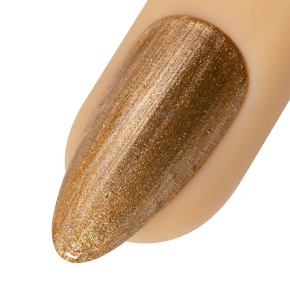 Young Nails YN Cream Clay Soft Gel Nail Polish - Thick Gel Nail Paint for Full Coverage Color & Nail Art, LED/UV Cure, Metallico