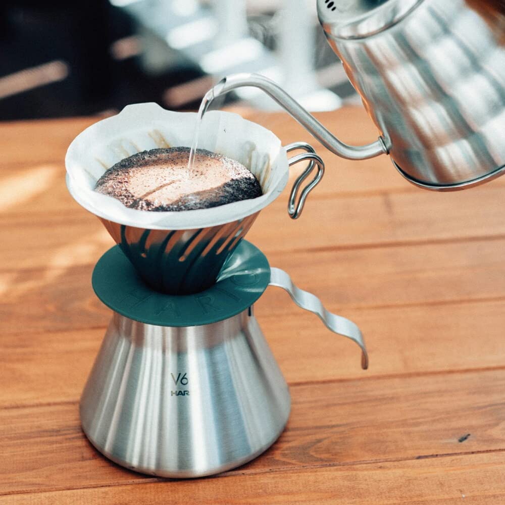 Hario Outdoor V60 Metal Dripper, 02 Silver