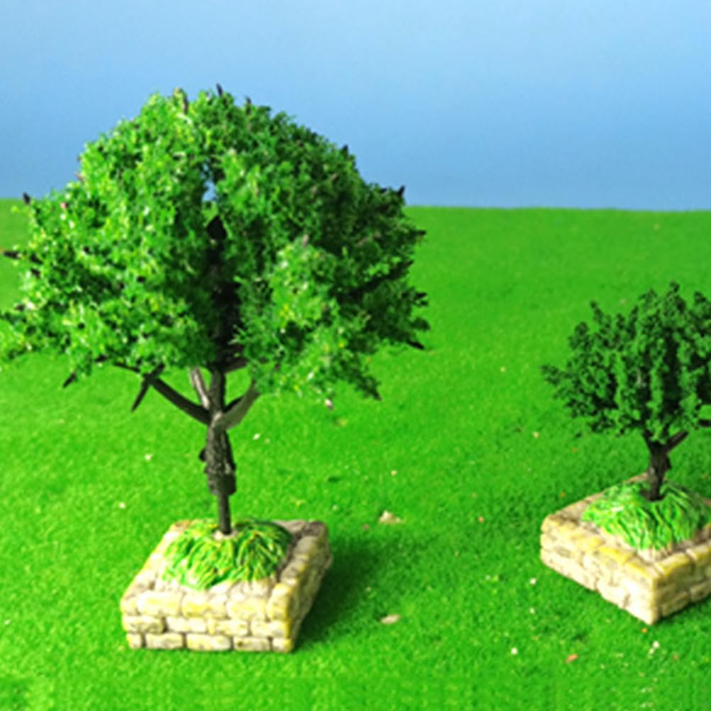 ARTIBETTER 3 Pack Sponge Tree Powder Fake Lawn Material Miniature Powder Grass Sponge Model Tree for DIY Miniature Landscapes Model Railroads and Craft Projects