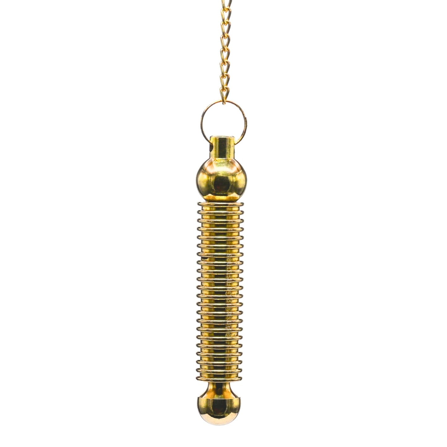 Healing Metal Pendulums for Divination, Gold 22 ISIS Ring Steel Copper Pendulum High Energy Pendulo de Bronce Pendulos de Mesa MP115