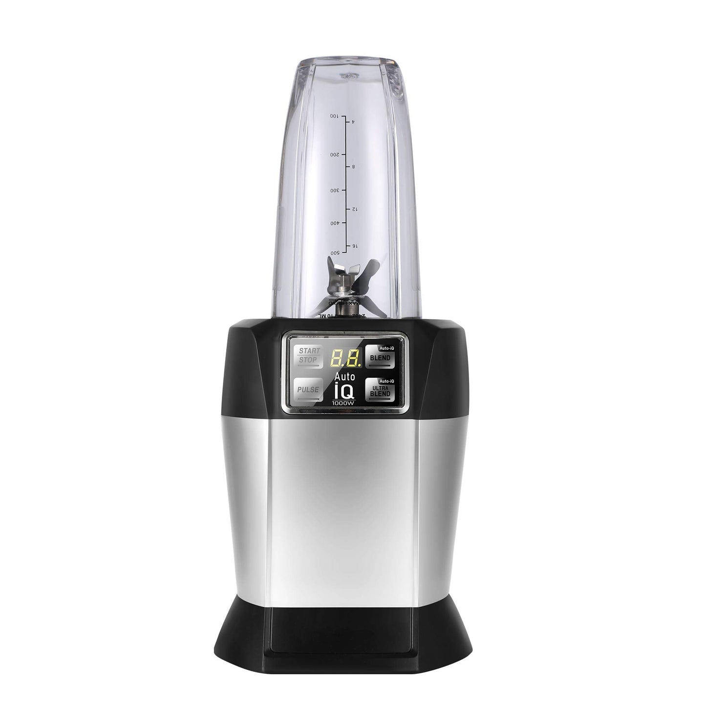 Blender Replacement Parts for Ninja, 24oz Ninja Blender Cups with To-Go Lids, 7 Fins Extractor Blade, Compatible with Nutri Ninja Auto iQ Blenders BL2012 BN801 BL480-30 BL640-30 BL642-30 NN100-30