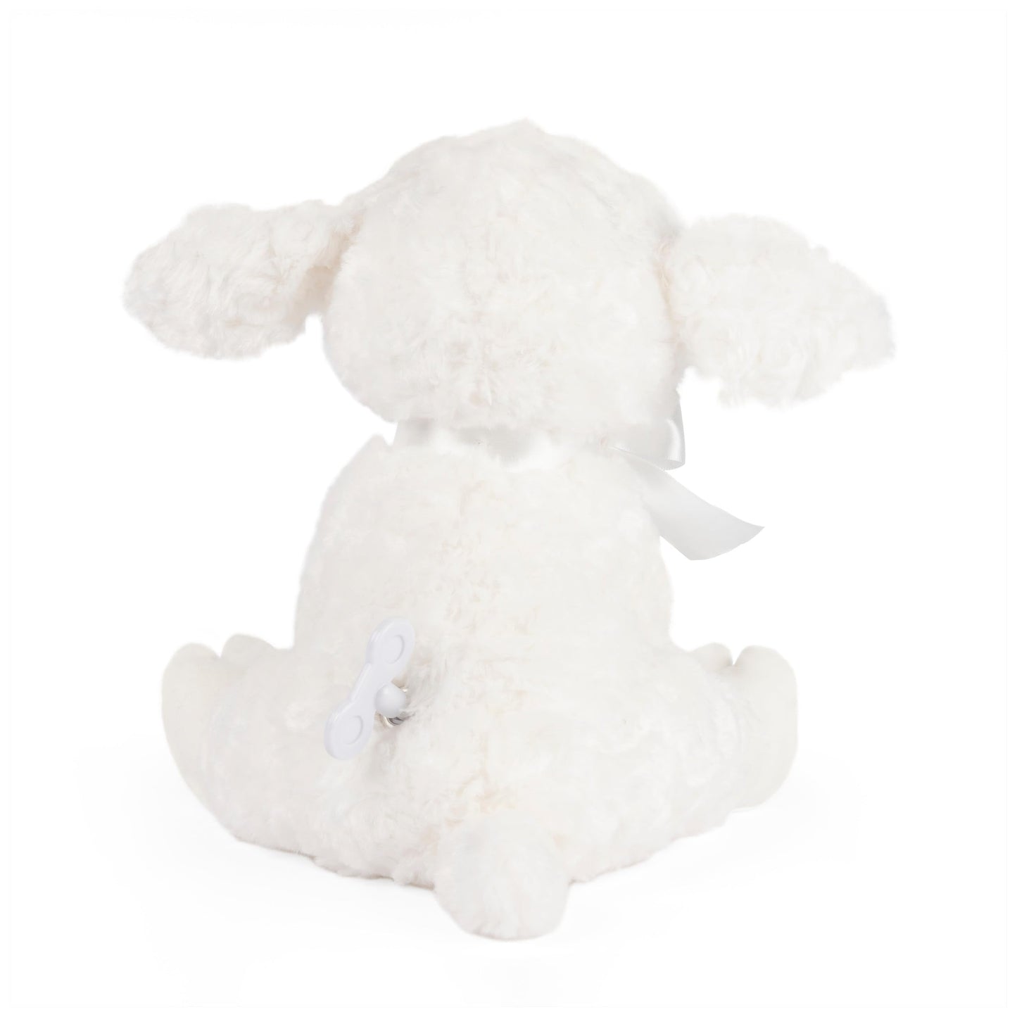 GUND Baby Lena Lamb Keywind Musical Plush, Plays Brahms’ Lullaby, Stuffed Animal Sensory Toy for Babies 10 Months & Up, White, 10”