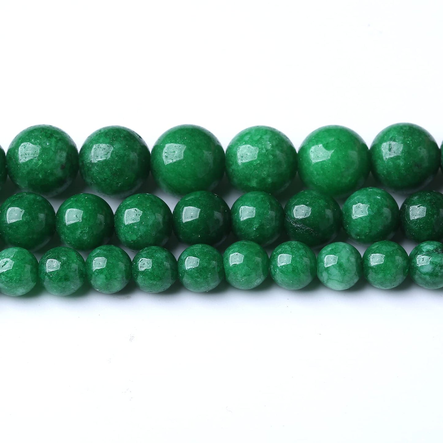 90PCS 4MM Dry Green Jasper Stone Beads Natural Gemstone Bead Crystal Healing Energy Jewelry Making DIY 15 inches