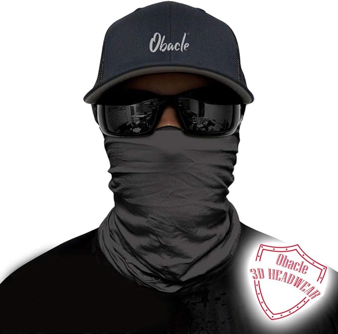 Obacle Neck Gaiter Face Mask Bandana for Dust Wind Sun Protection for Men Women