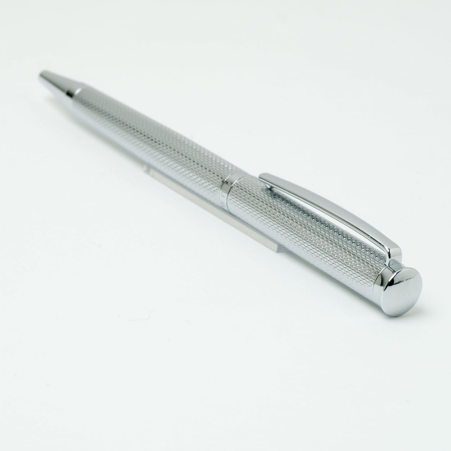 Hugo Boss – Sophisticated Diamond Ballpoint Pen – Chrome