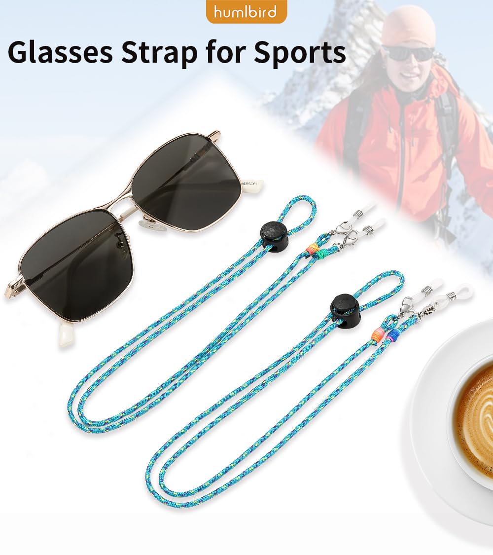 humlbird Glasses Strap Eyeglass Holder Strap for Eyewear Eye Glass Chain for Women Blue