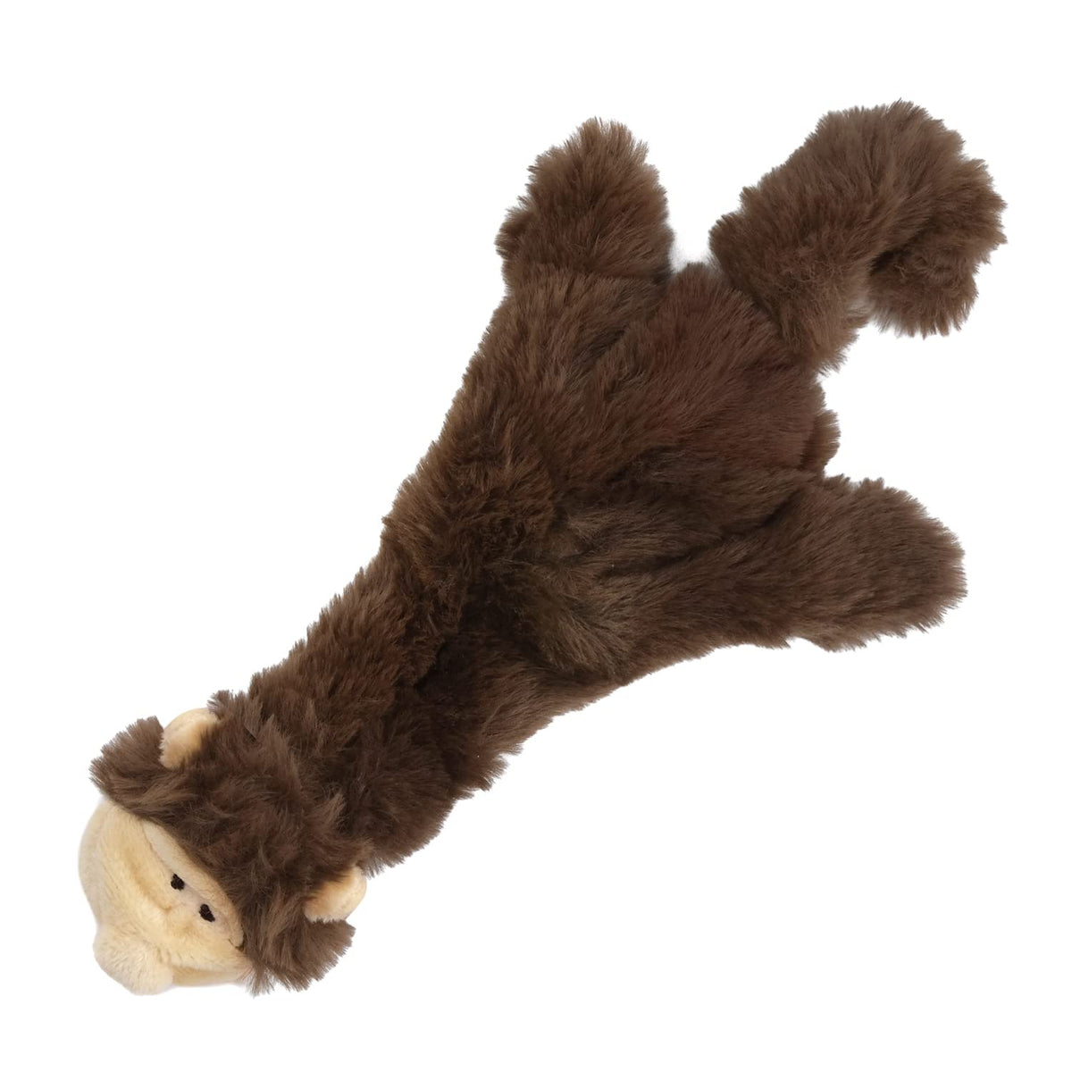 Best Pet Supplies 2-in-1 Stuffless Squeaky Dog Toy - Cow, Large