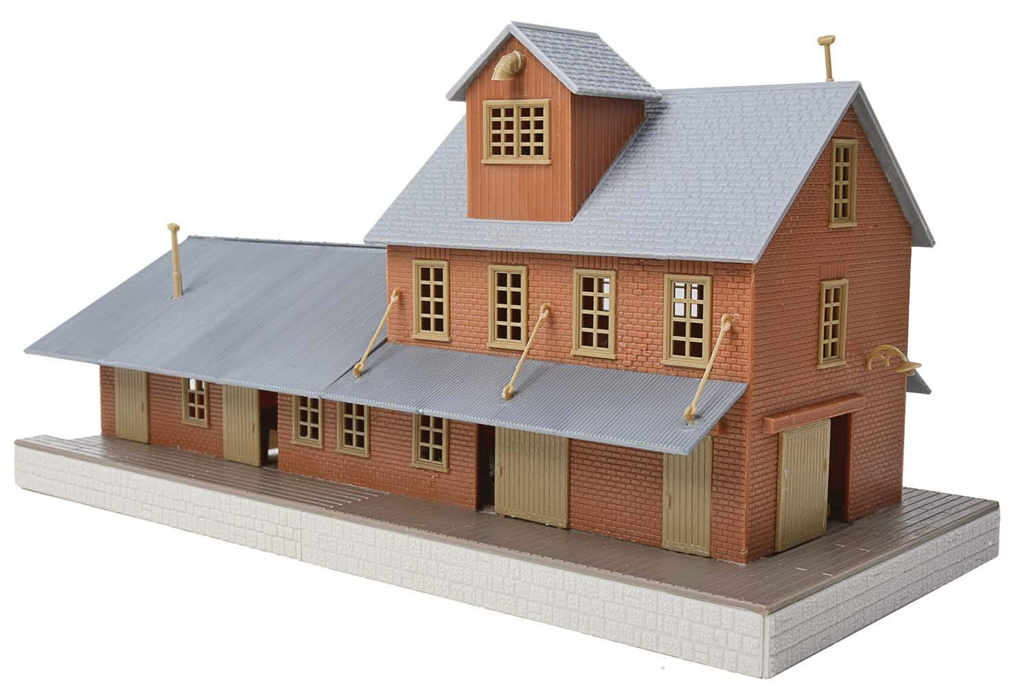 Walthers Trainline Brick Freight House 931-918 HO Scale Model Railroad - Structure Kit