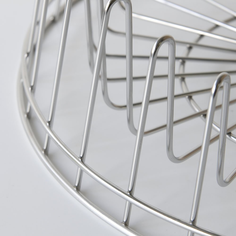 Alessi APD04 "A Tempo" Dish Drainer, Silver