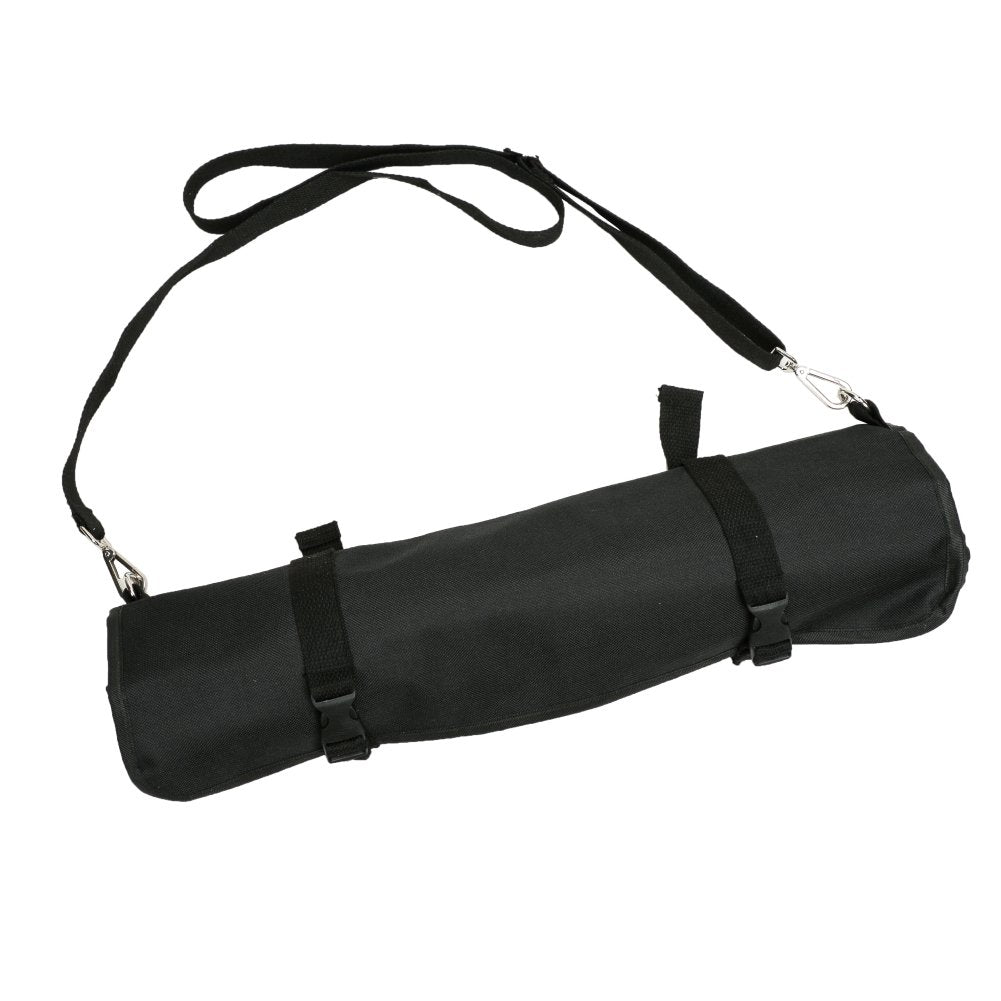 HERSENT Knife Roll,Chef Knife Roll Bag With 17 Slots Can Holds13 Knives,1 Meat Cleaver, And 3 Utensil Pockets,Durable Knife Bag With Handle,Shoulder Strap & Zippered Mesh Pocket Holder