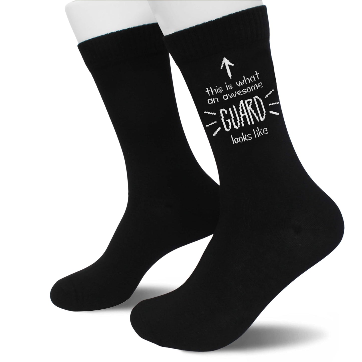 This Is What an Awesome Guard Looks Like Socks – Funny Security Guard Gifts for Birthday, Christmas, Retirement, Work Anniversary, or Just Because.(196)