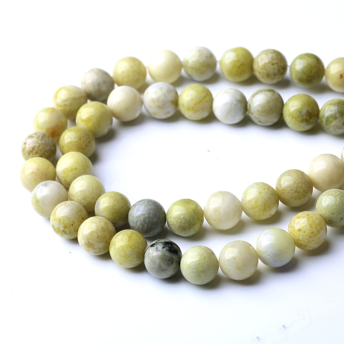 60PCS 6MM Natural Yellow Jasper Stone Beads Energy Healing Beads for DIY Jewelry Bracelet Necklace Making for Jewelry Making15Inch