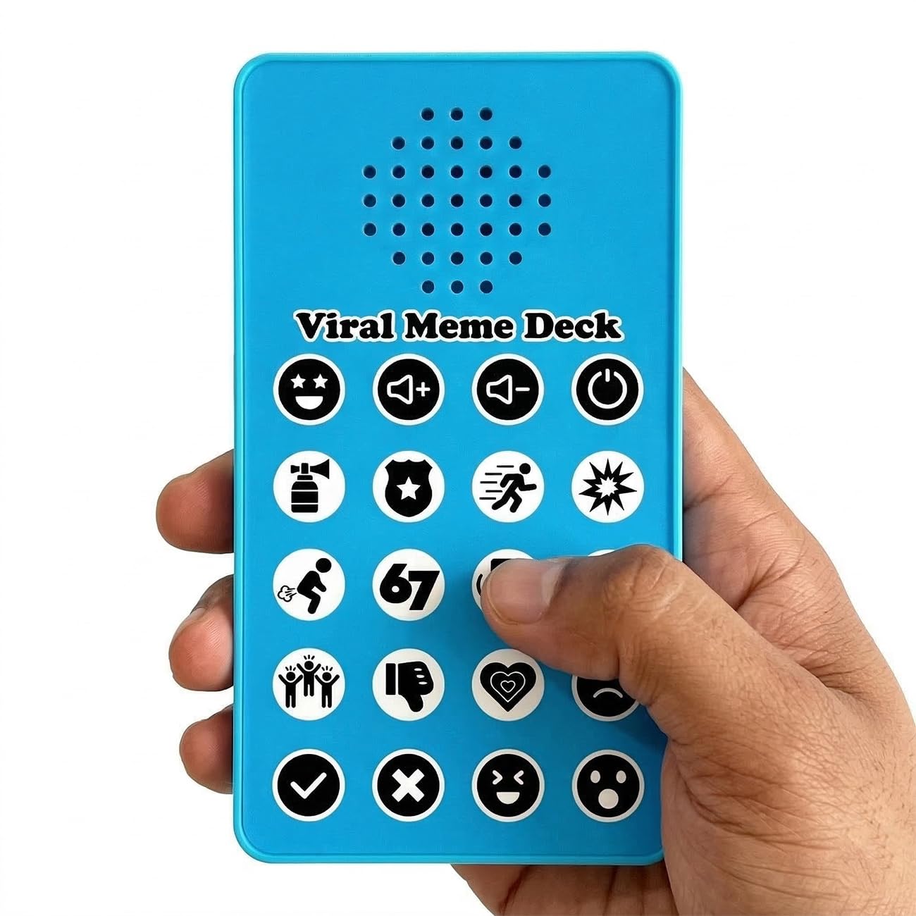 Sound Effects Machine 67 Meme Gifts Funny Gag Buzzers for Trivia Games Show Party Button Board Night Prank Cricket Fart Noise Maker