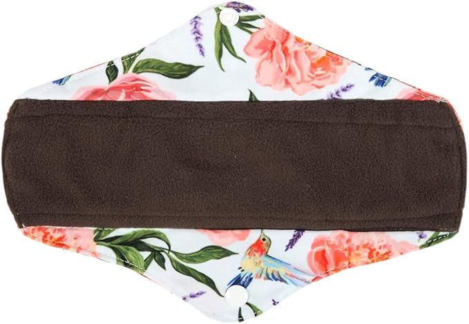 5 Medium Panty Liners 1 Wet Bag Cloth Menstrual Pads Washable (Night, M Panty Liners)