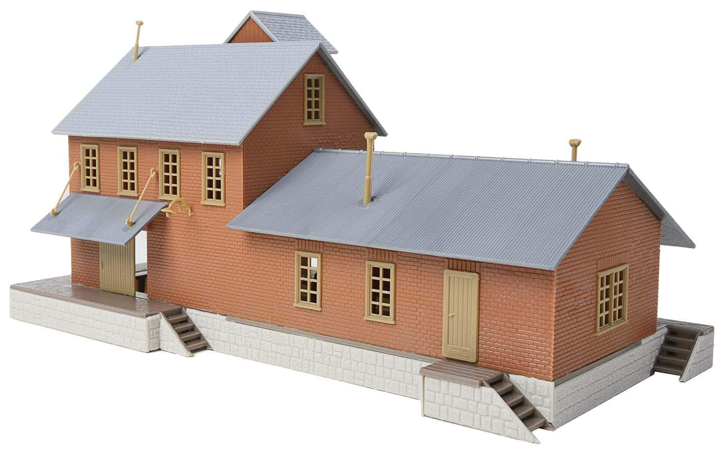Walthers Trainline Brick Freight House 931-918 HO Scale Model Railroad - Structure Kit