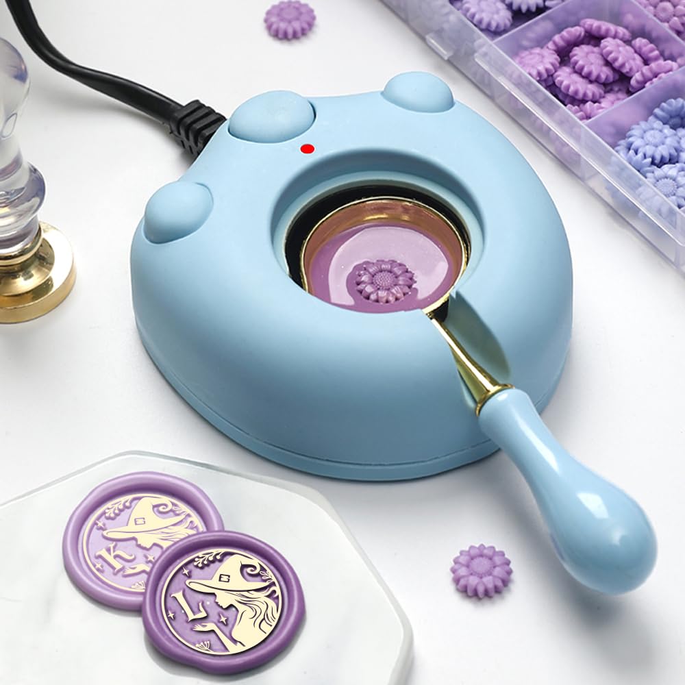YOLAKIS Metallic and Purple Sealing Wax Beads,1400pcs Assorted Wax Seal Beads for Making Wax Seals Ideal for DIY Wax Stamp Wedding Invitations Envelope Sealing Decor(Metallic&Purple)