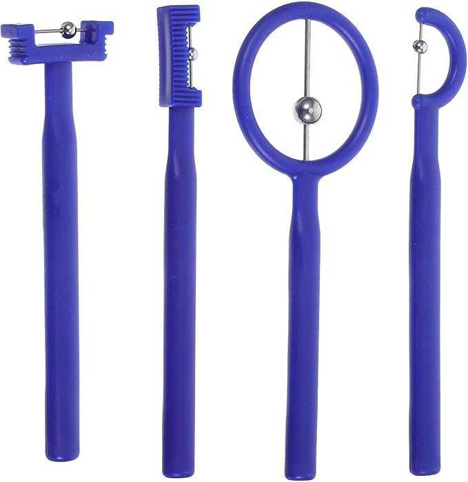 Didiseaon 4pcs Oral Muscle Trainer Tongue Muscle Exerciser for Kids Speech Therapy Materials and Oral Motor Therapy Tool for Jaw and Tongue Training
