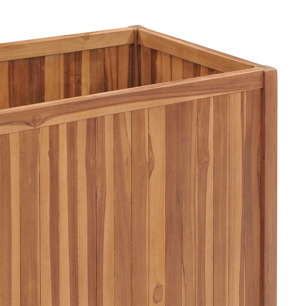 VIHHQGC Raised Bed Planter Solid Teak Wood for Indoor and Outdoor Gardening with Classic Design and Elegant Finish for Enhanced Plant Growth and Durability