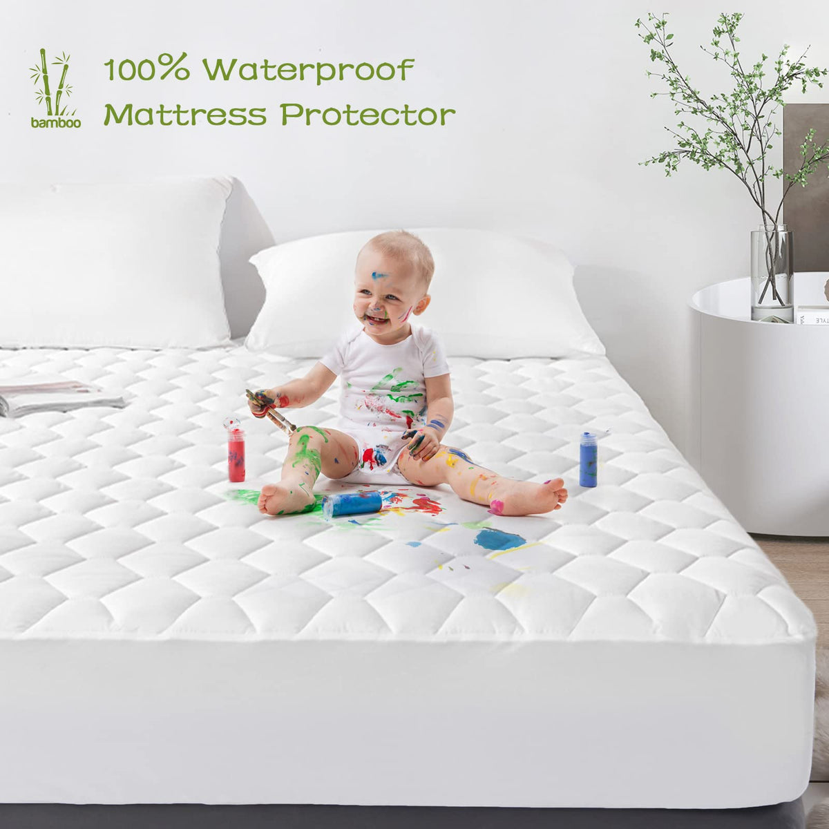 Queen Mattress Protector Waterproof