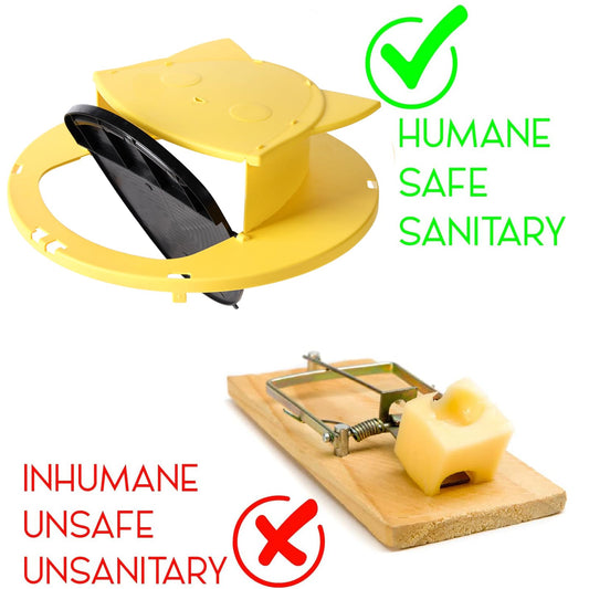 Mouse Rat Trap Bucket,5 Gallon Mouses Rat Traps Indoor for Home,Reusable Bucket Lid Rat Traps Indoor Outdoor,Mouse Catching Tool