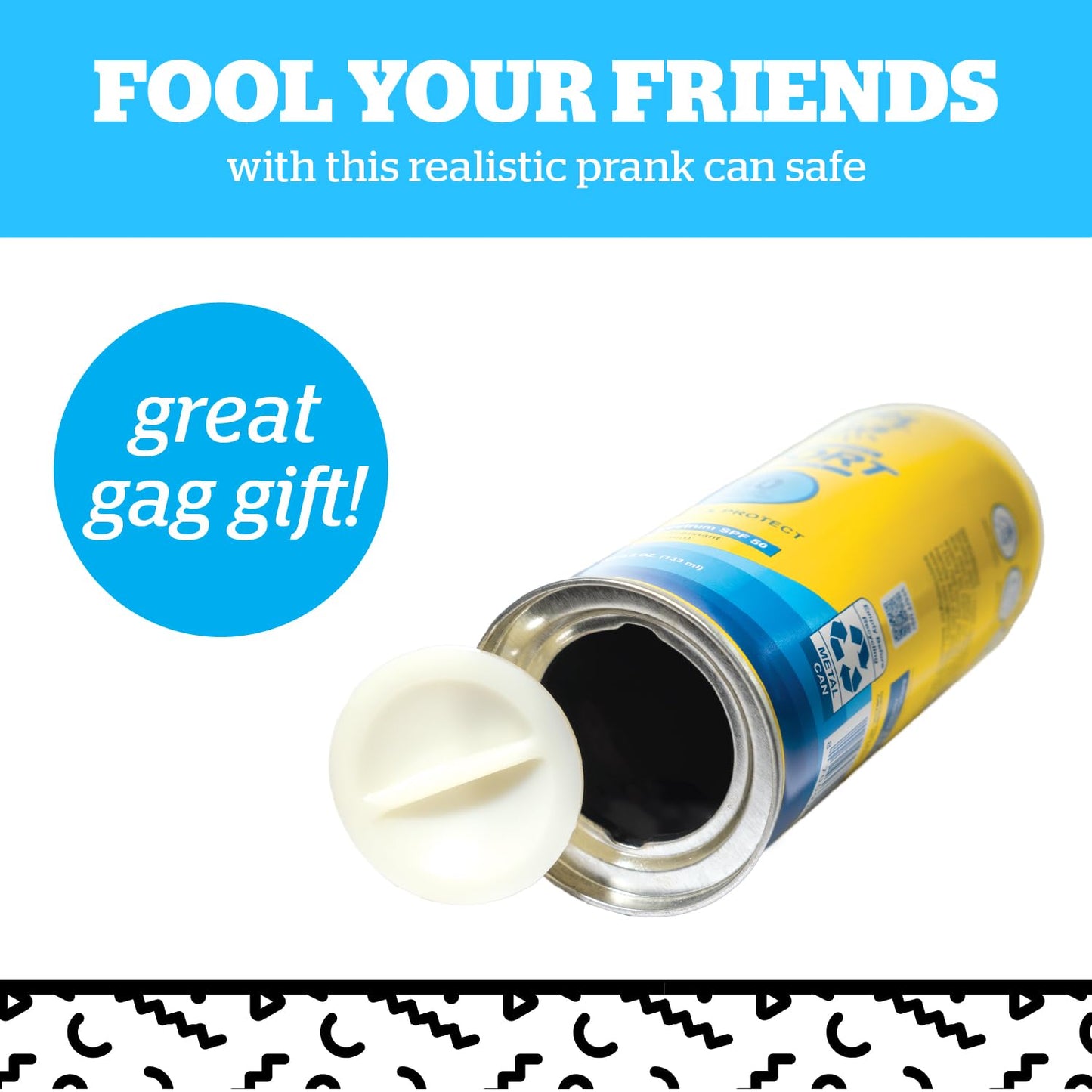 BigMouth Secure and Affordable Sunscreen Diversion Can Safe, Hidden Stash Container for Valuables, Realistic Weighted Secret Compartment