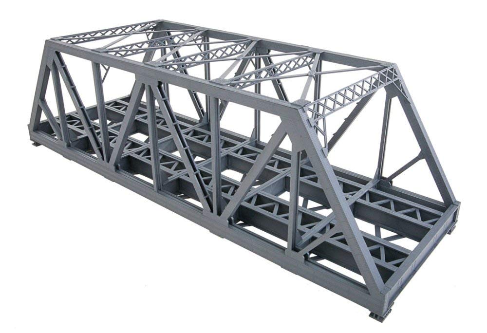 Walthers Cornerstone Modernized Double-Track Railroad Truss Bridge 933-4510 HO Scale Model Railroad - Structure Kit