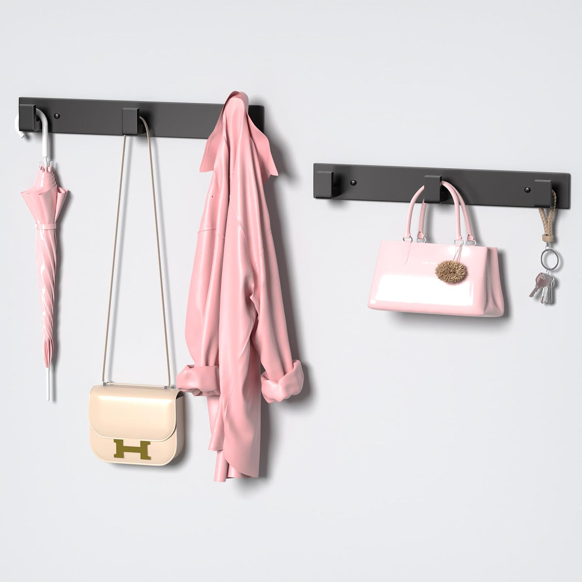 Stainless Steel Wall Coat Rack
