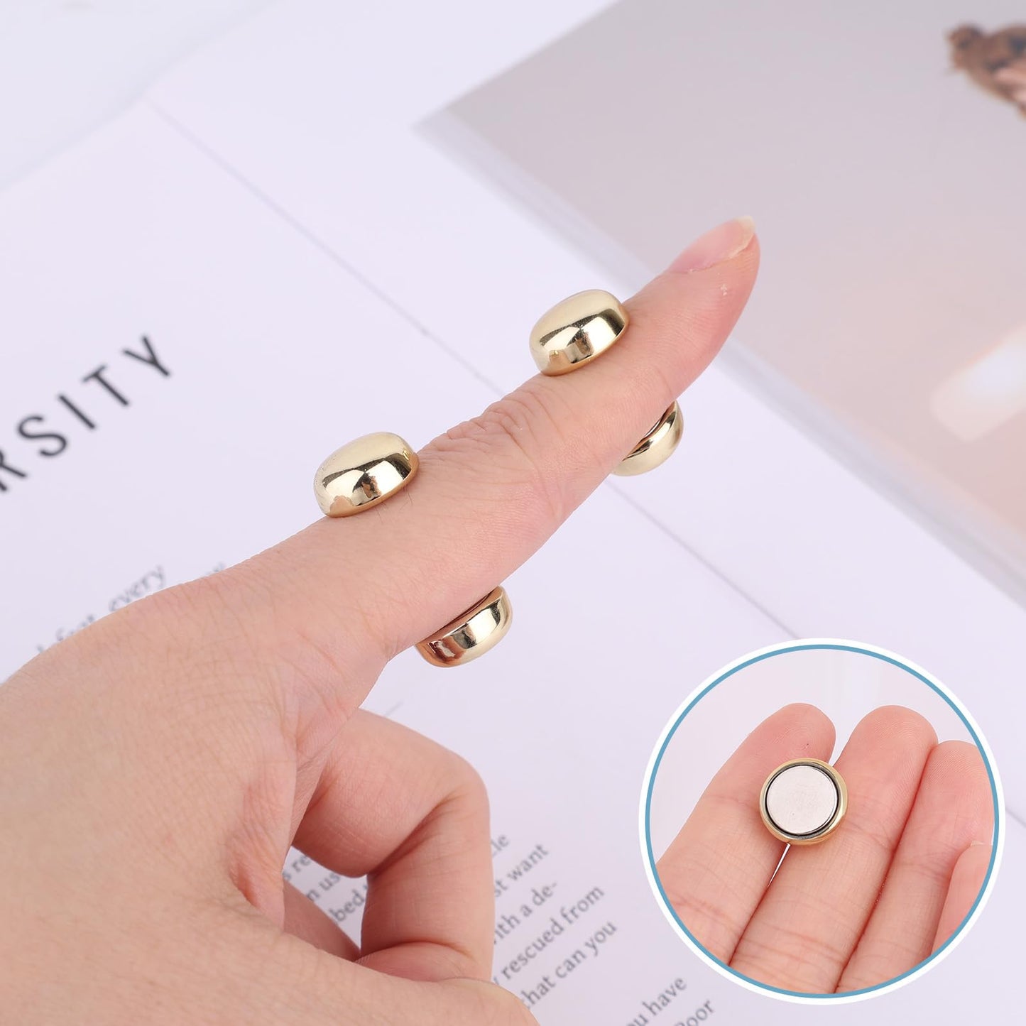 Hijab Magnet Pins for Women, Multi-Use Scarf Magnets Pin for Scarves Shirts Dress and Clothes