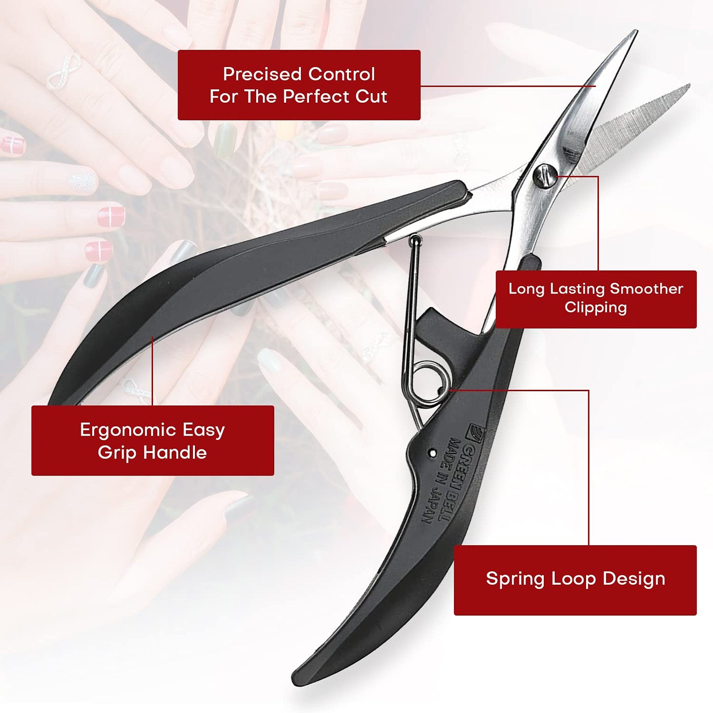 Seki Edge Stainless Steel Nail Scissors (SS-205)