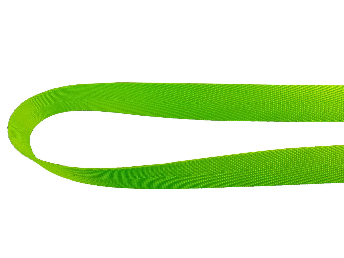 ABOKOY 1 Inch Nylon Webbing Strap 15 Yards Nylon Strap Webbing for Backpack Strap Pet Collar Indoor Outdoor Craft DIY Repair (1029 Neon Green)