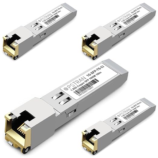 OPSTRAN 1000BASE-T SFP RJ45 Copper Transceiver Module Compatible with Cisco GLC-T SFP-GE-T 100m cat5e/6 4 Pack