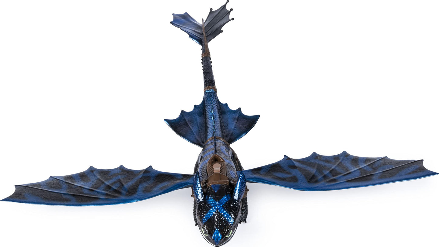 DreamWorks Dragons, Giant Fire Breathing Toothless Action Figure, 20-inch Dragon with Fire Breathing Effects