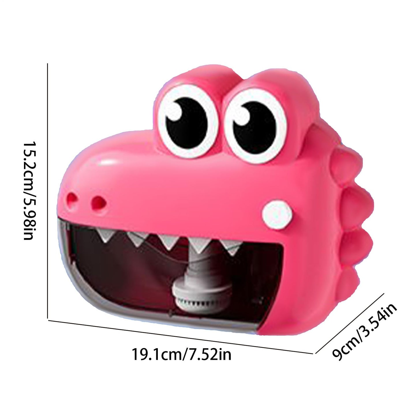 Bubble Machine for Bath Tub, 19.1x15.2x9CM Kids Bath Bubble Maker, Frog Crocodile Bathing Toys, Baths Shower Toys for Easter Basket Stuffer Bathing Entertainment for Boys Girls