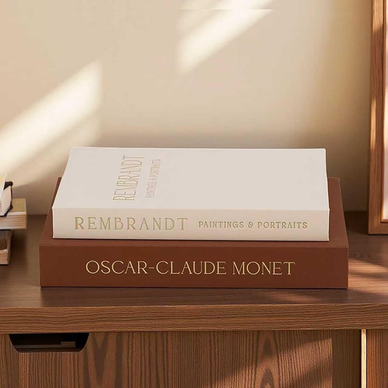 Nisdfeal Faux Decorative Books with Hidden Storage – Classic Linen Aesthetic Boxes for Home Decor, Shelf Styling, Coffee Table Display, and Gift Scene Use