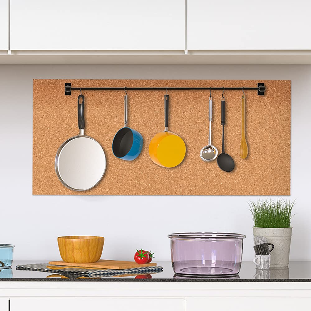YCCYYCCY 3mm Self-Adhesive Cork Board Roll, 1/8" Thick Cork Boards for Walls, 40 x 120cm/ 47"x16" Cork Board Roll for Office, Home, School(3mm, 40x120cm)