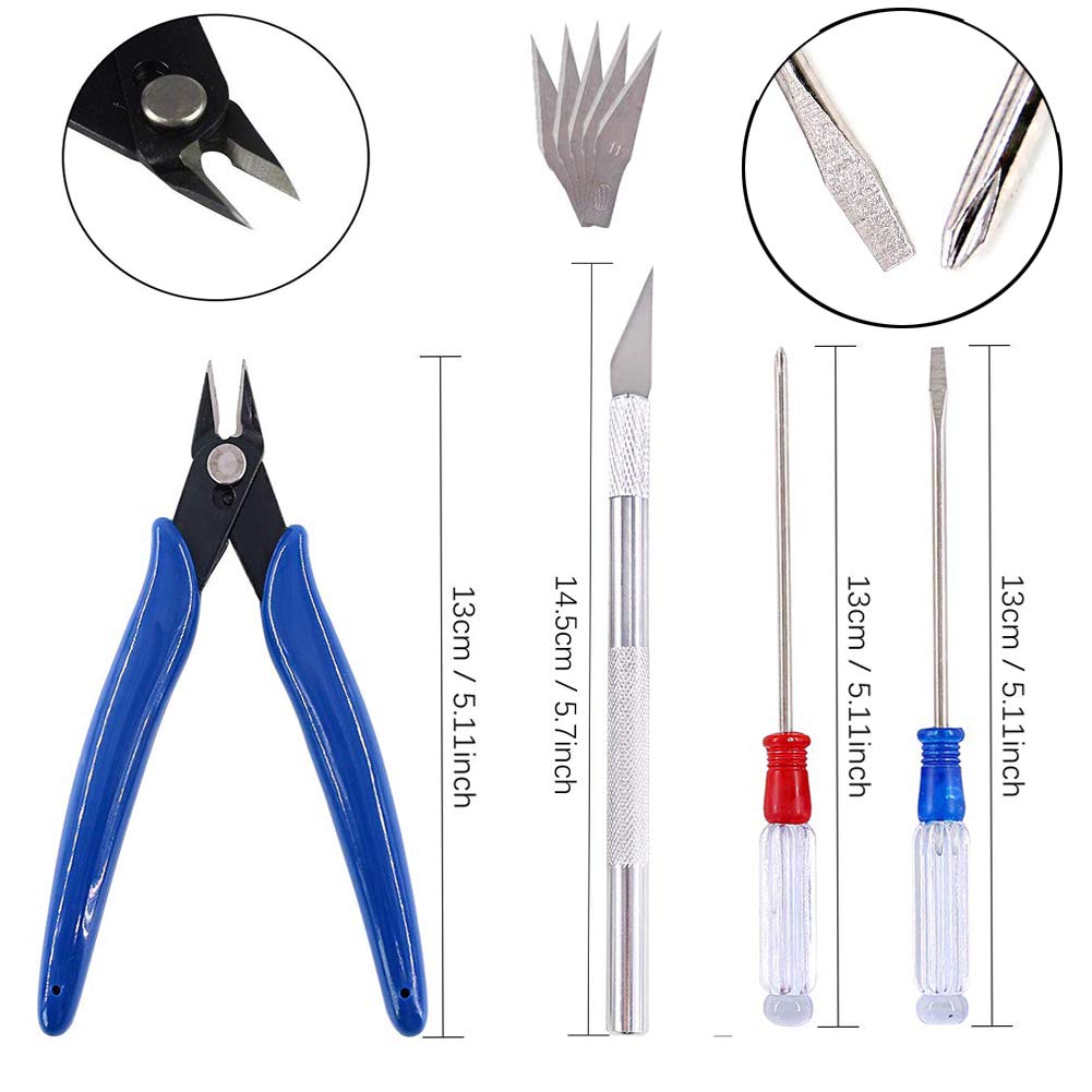 33Pcs Gundam Model Kit Tools Gunpla Tool Kits Bandai Moddeler Craft Set for Hobby Building