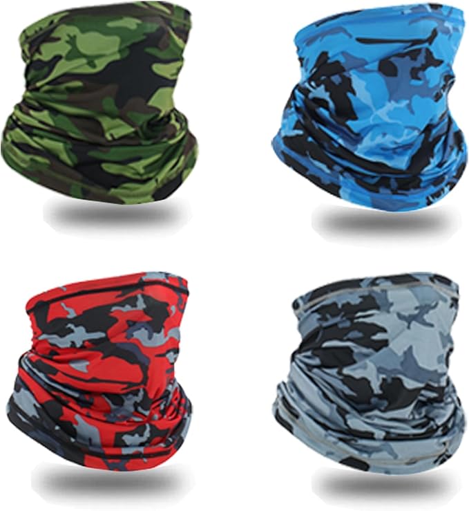 Neck Gaiter Face Mask,Sun Cooling Scarf,Balaclava Bandana Cover for Men Women