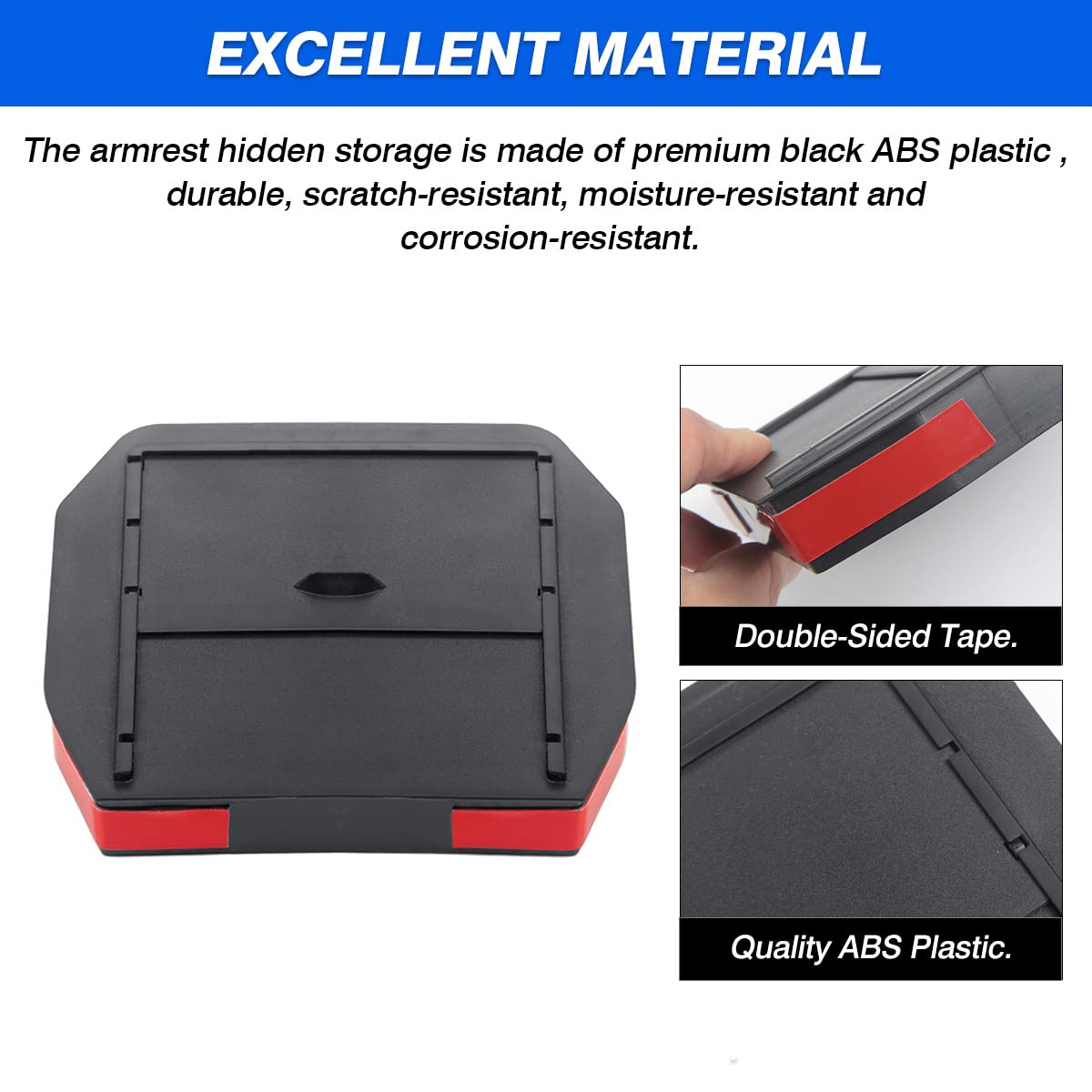 Karltys Center Console Hidden Organizer for Land Rover Defender Accessories Defender 90 110 130 2020-2025 2026 Armrest Hidden Storage Box Compartment