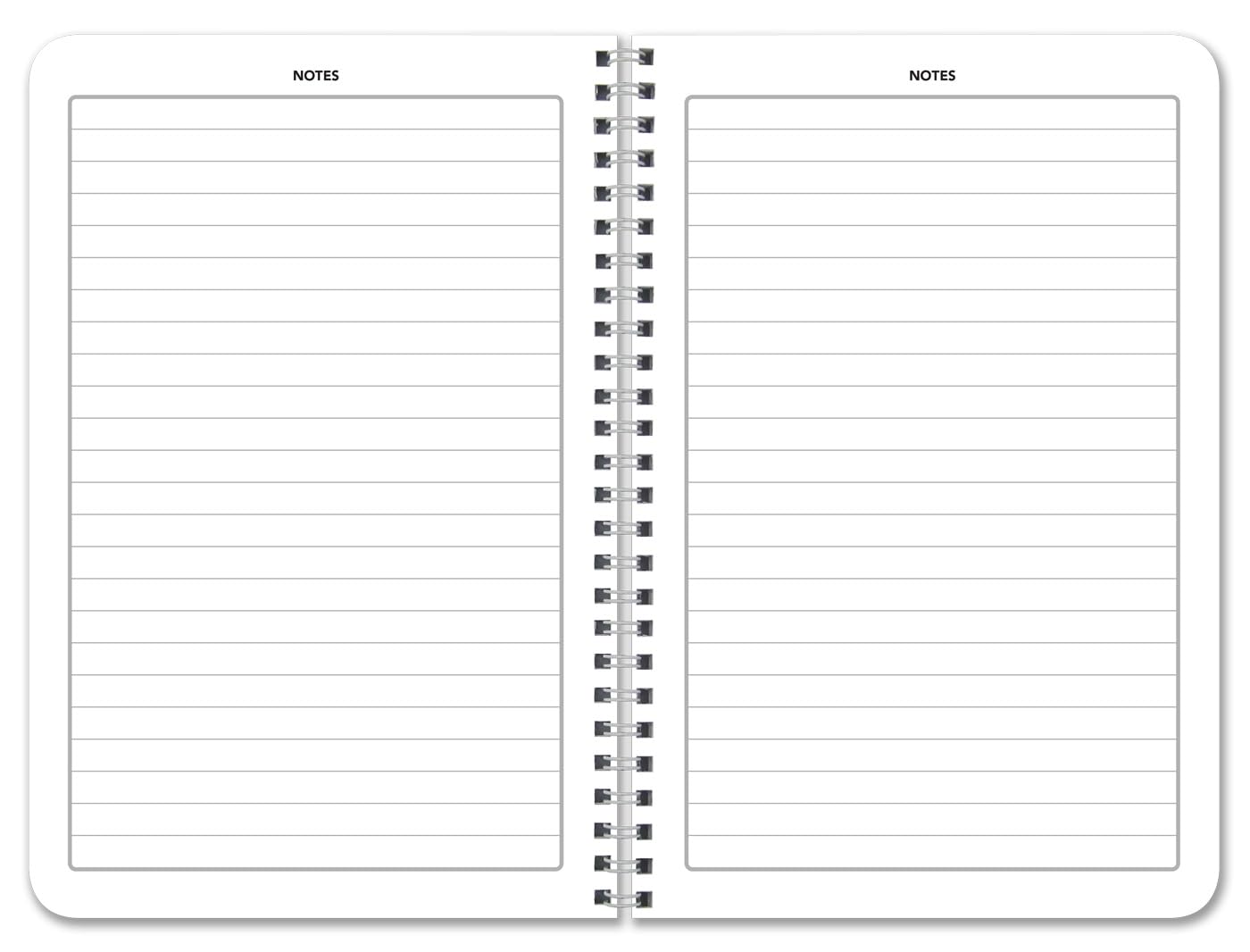 BookFactory My Health Log Book, Daily Tracking Record Journal Logbook - Wire-O, 100 Pages, 6” x 9'' (Made in USA)
