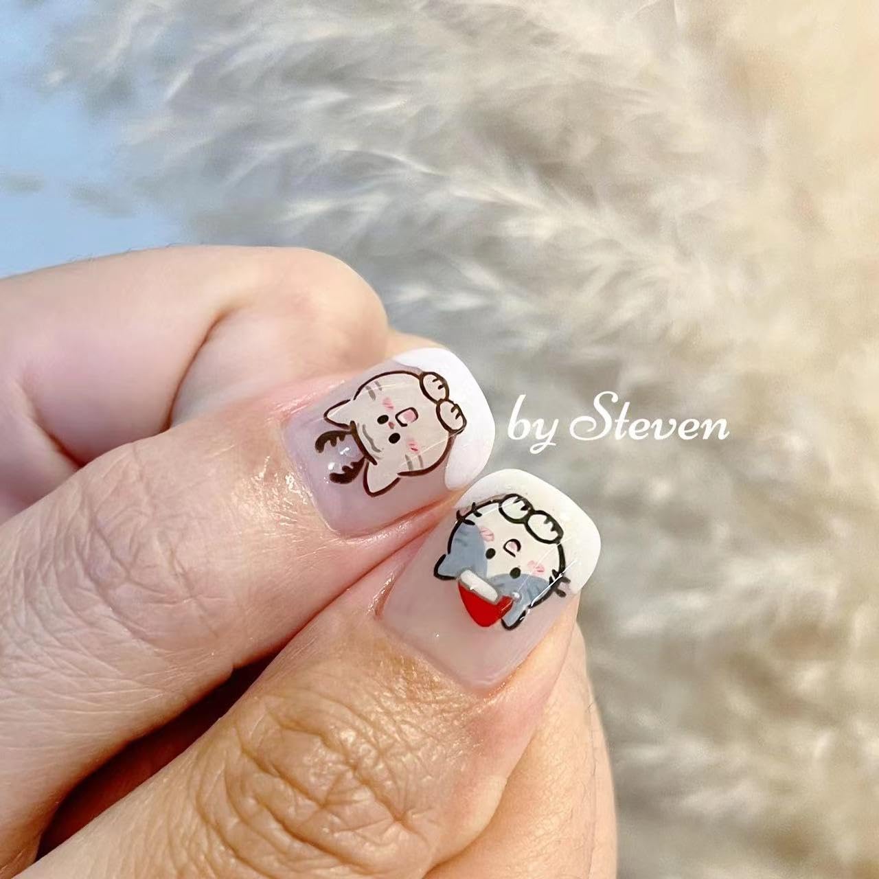 3pcs Blank Sticker DIY Adhesive Sticker Nail Profession use Drawing Sticker Transparent Convenient Tools Tailor Made for Your Clients