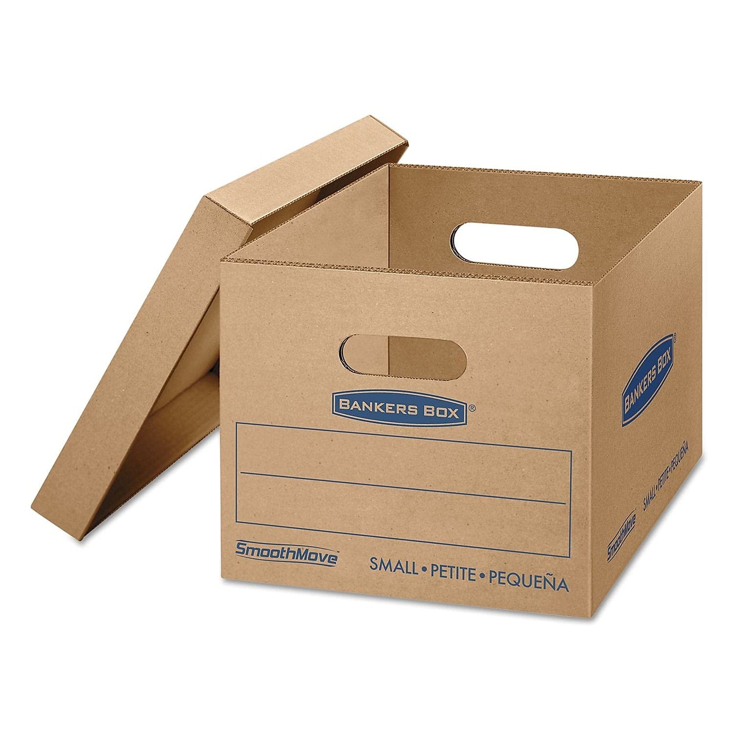 Bankers Box Small Classic Moving Box, 20-Pack, Reinforced Handles, Tape-Free Assembly, 15 x 12 x 10 Inches (7714210)