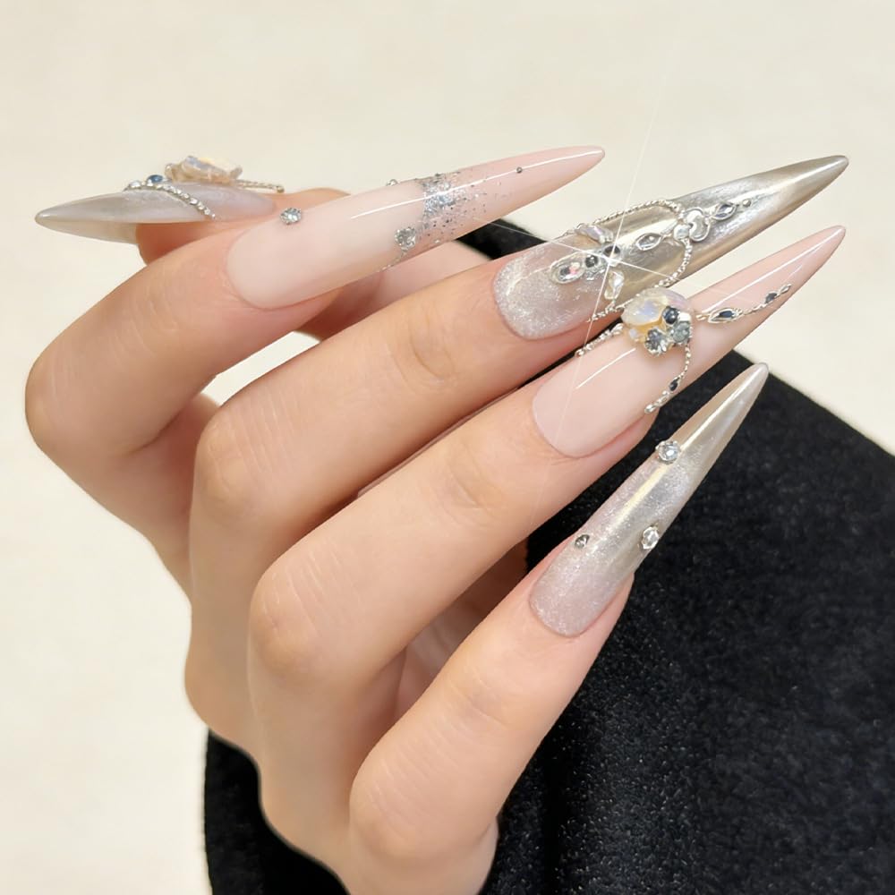3D Nail Charms and Gems Cute Rhinestones Y2K for Nails Nesign Junk Case Charms Jewels for Nail Art Decorations (Butterfly)