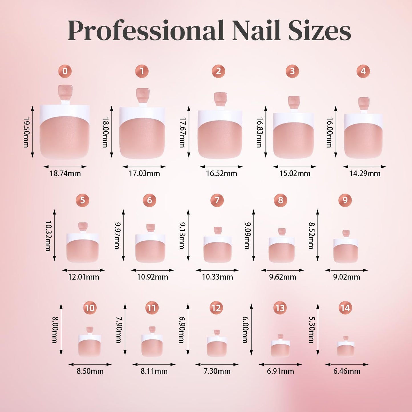 Leefrei Press on Toenails for Women, Short Square Pre-designed Matte White French Tip Toe Press on Nails Fake Toe Nails for DIY, 15 Sizes 150 pcs Glue on Toe Nail Tips Extensions (TPSN04)
