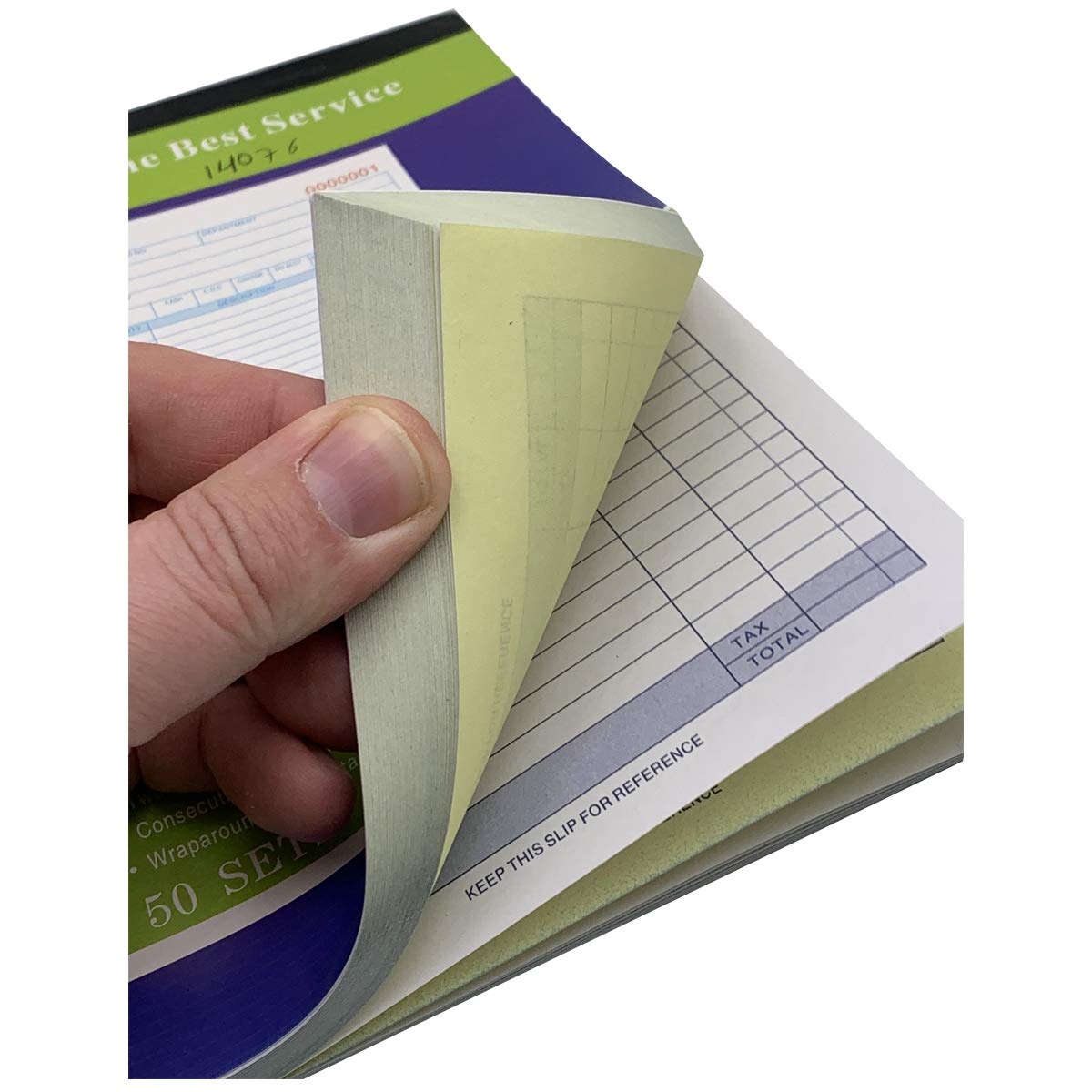 10 Pack Large Sales Order Book Receipt Invoice Duplicate Carbonless 50 Sets 5.5" X 8"5