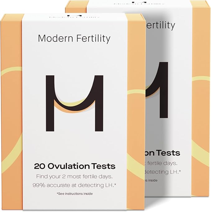 Modern Fertility Ovulation Test | Reliable at-Home Test Helps You Identify Fertile Days, Predict Ovulation, and Get in Sync with Your Cycle, FSA HSA Approved | 40 Test Strips